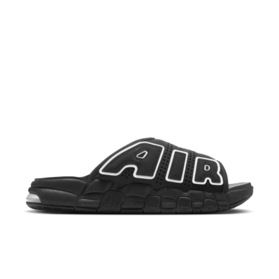 NIKE(ナイキ)のNIKE AIR MORE UPTEMPO SLIDE BLACK/WHITE メンズの靴/シューズ(サンダル)の商品写真