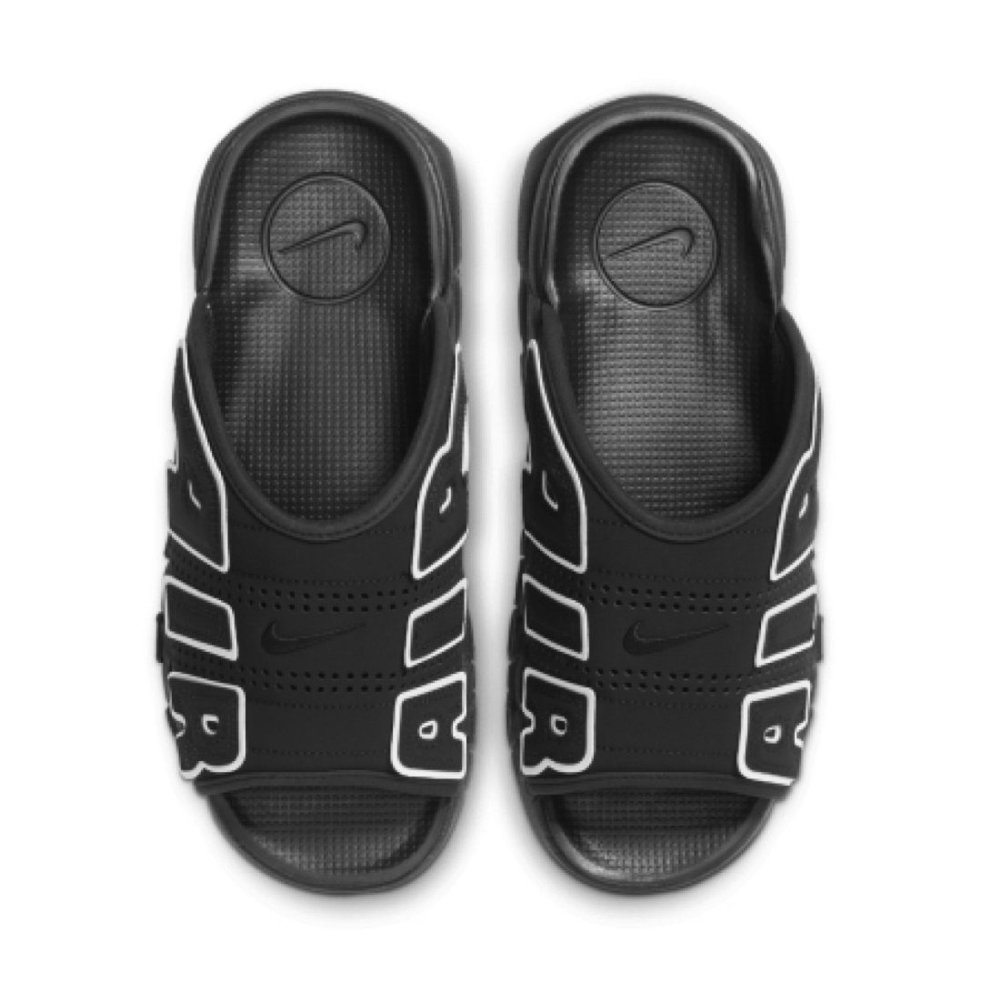 NIKE(ナイキ)のNIKE AIR MORE UPTEMPO SLIDE BLACK/WHITE メンズの靴/シューズ(サンダル)の商品写真