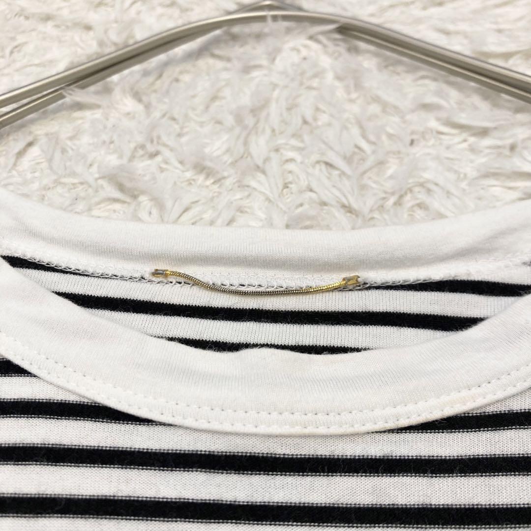 DEUXIEME CLASSE(ドゥーズィエムクラス)のドゥーズィエムクラス　COCO Stripe Tシャツ No5 長袖カットソー レディースのトップス(カットソー(長袖/七分))の商品写真