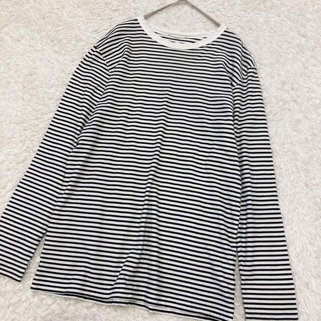 DEUXIEME CLASSE(ドゥーズィエムクラス)のドゥーズィエムクラス　COCO Stripe Tシャツ No5 長袖カットソー レディースのトップス(カットソー(長袖/七分))の商品写真