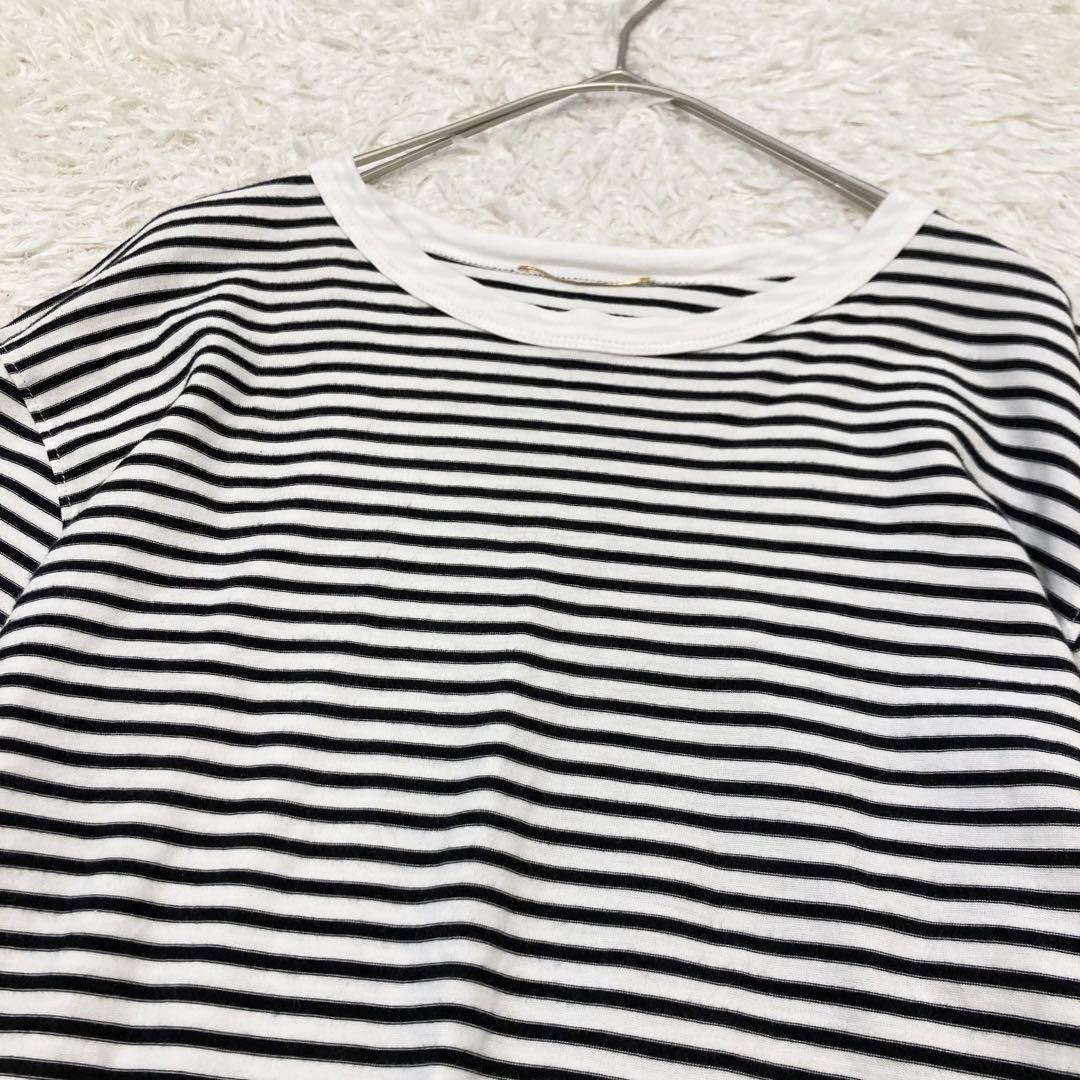 DEUXIEME CLASSE(ドゥーズィエムクラス)のドゥーズィエムクラス　COCO Stripe Tシャツ No5 長袖カットソー レディースのトップス(カットソー(長袖/七分))の商品写真