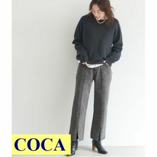 コカ(coca)のCOCA コカ ジーンズ 前スリットセンターシームデニムパンツ ジーパン デニム(デニム/ジーンズ)