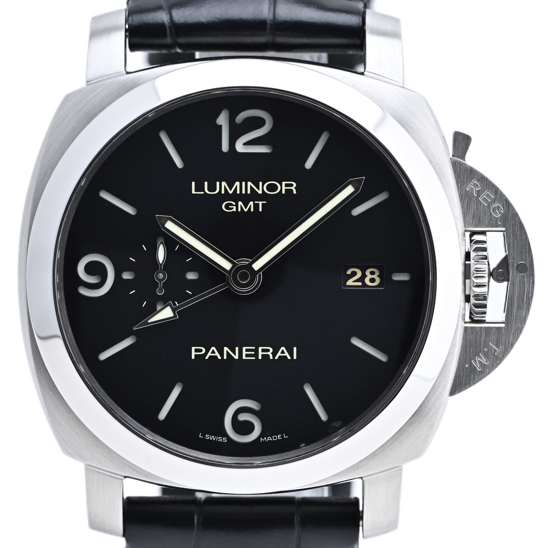 OFFICINE PANERAI(オフィチーネパネライ)のオフィチーネパネライ ルミノール44 1950 3デイズ GMT PAM00329【中古】 メンズの時計(腕時計(アナログ))の商品写真