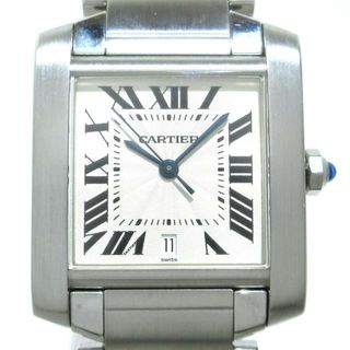 カルティエ(Cartier)のCartier(カルティエ) 腕時計美品  タンクフランセーズLM W51002Q3 メンズ SS アイボリー(その他)