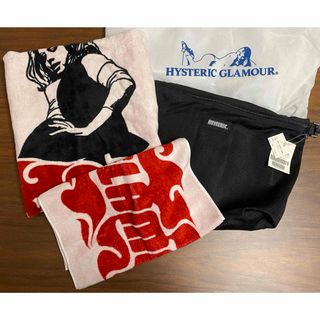 ヒステリックグラマー(HYSTERIC GLAMOUR)のヒステリックグラマー　バスタオル　フェイスタオル　セット　ヴィクセンガール(タオル/バス用品)