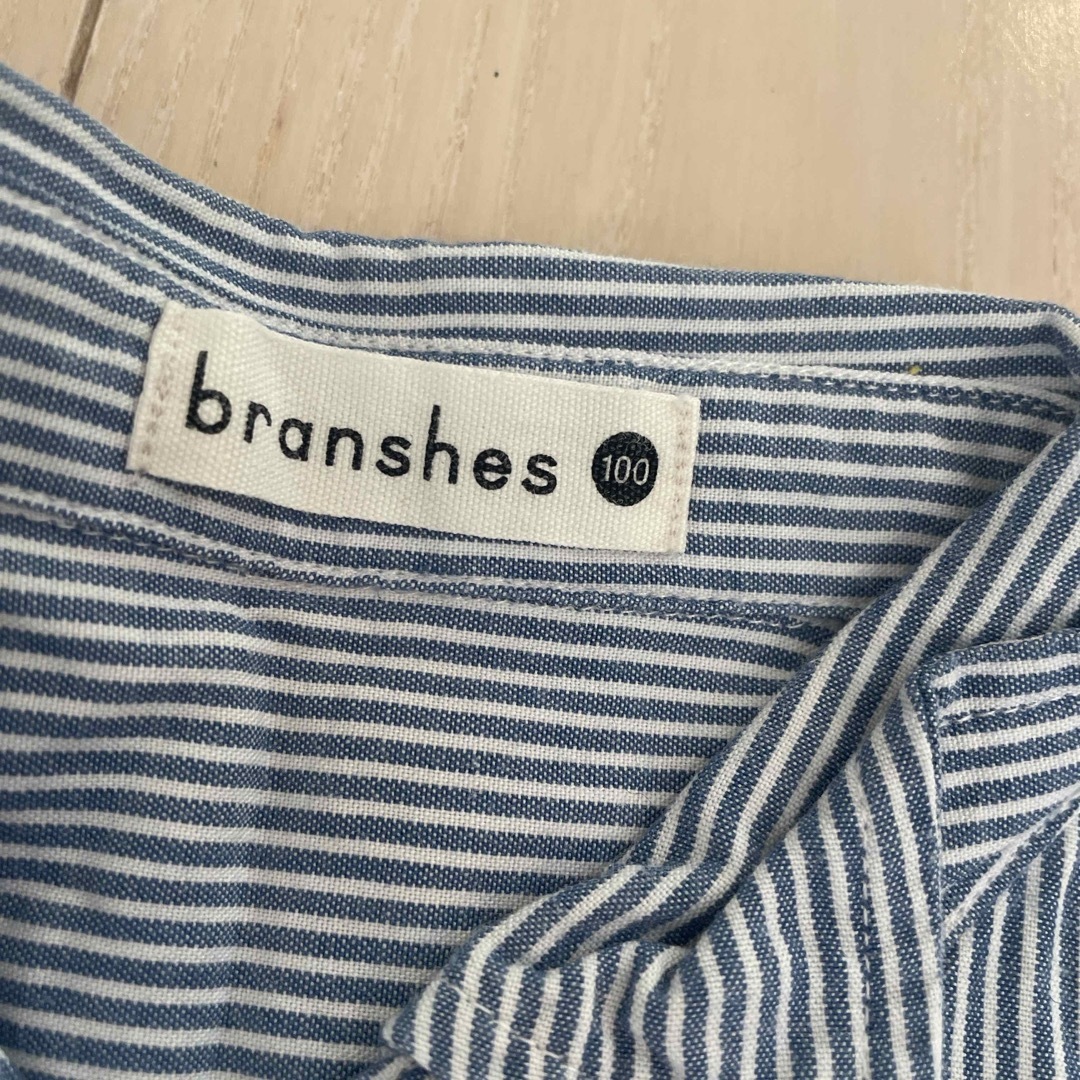 Branshes(ブランシェス)のブランシェス　刺繍シャツ キッズ/ベビー/マタニティのキッズ服女の子用(90cm~)(ブラウス)の商品写真
