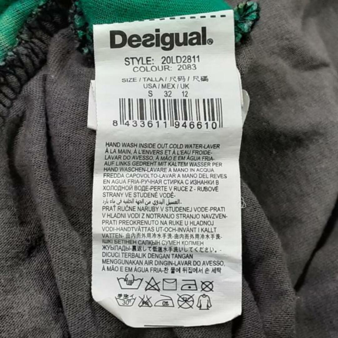 DESIGUAL(デシグアル)のDesigual(デシグアル) ワンピース サイズS レディース - パープル×ライトブルー×マルチ Vネック/半袖/ロング レディースのワンピース(その他)の商品写真