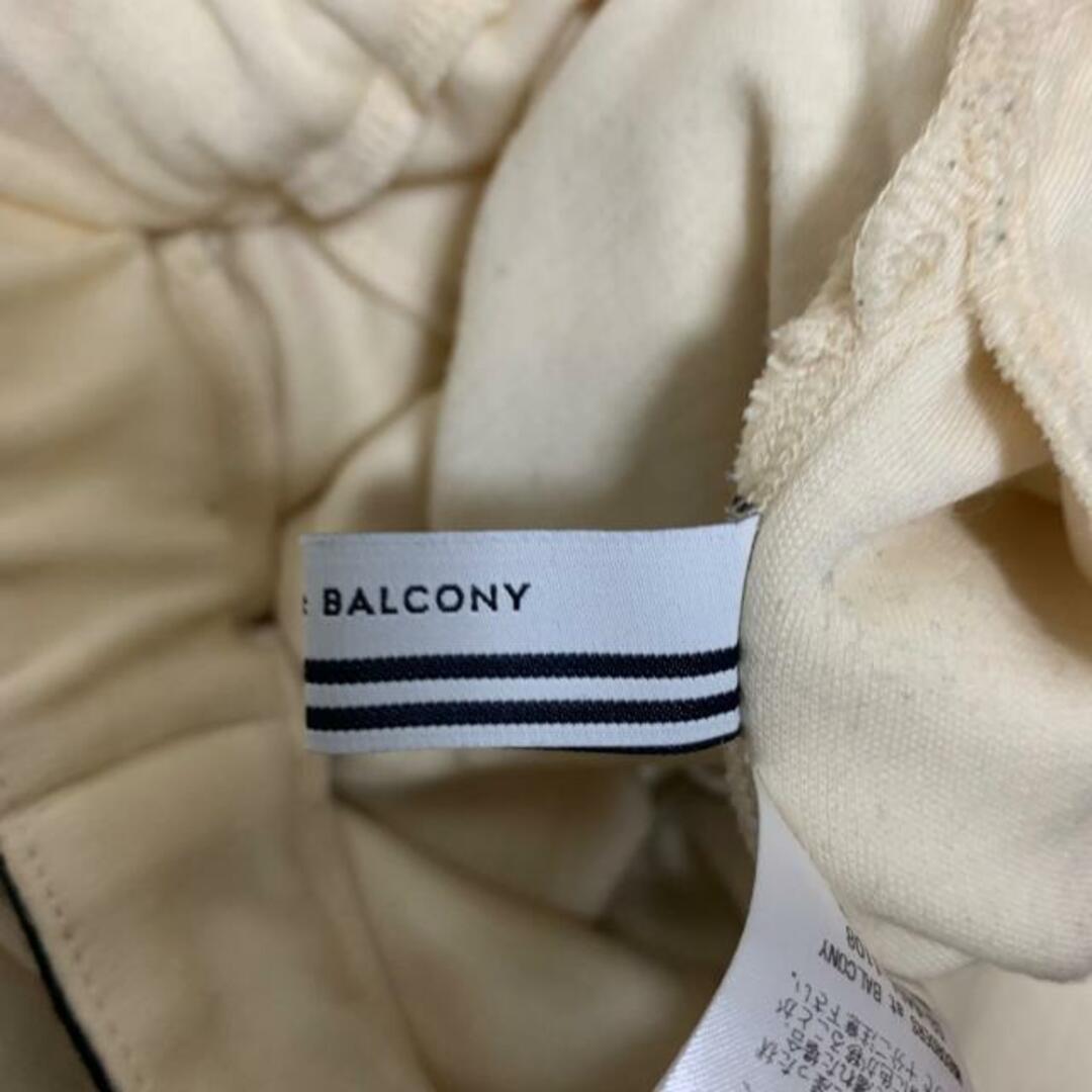 BORDERS at BALCONY(ボーダーズアットバルコニー)のBORDERS at BALCONY(ボーダーズアットバルコニー) パンツ サイズ36 S レディース - アイボリー×グレー×黒 フルレングス/ボーダー/ウエストゴム レディースのパンツ(その他)の商品写真