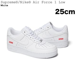 シュプリーム(Supreme)のSupreme NIKE Air Force 1 Low WHITE 25cm(スニーカー)