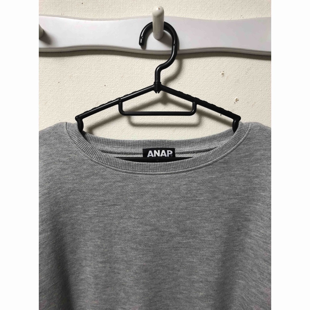 ANAP(アナップ)のほぼ新品♡ANAP シンプル裏毛プルオーバー スウェット トレーナー レディースのトップス(トレーナー/スウェット)の商品写真