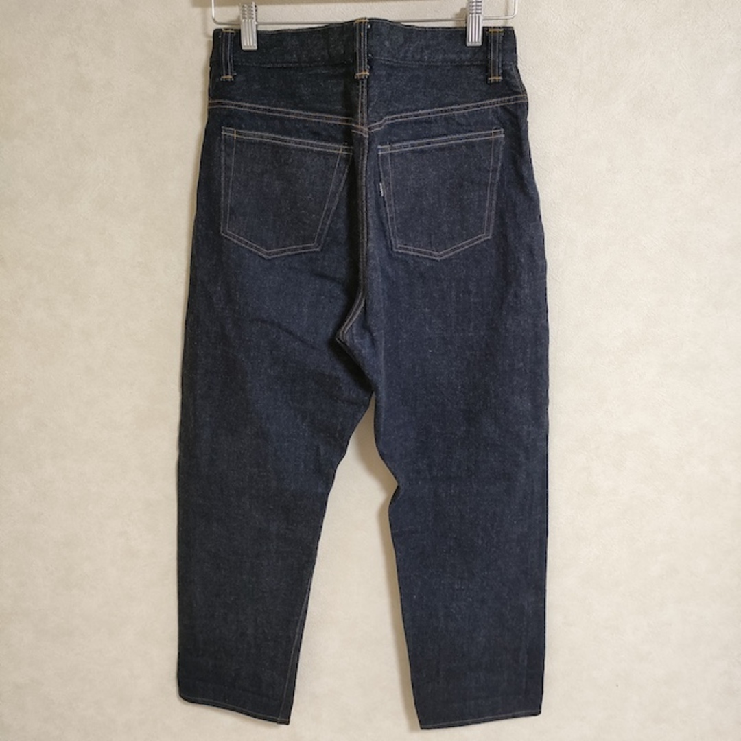 YAECA(ヤエカ)のYAECA 10-14W ワイドテーパード 29 DENIM PANTS WIDE TAPERED デニムパンツ ネイビー レディース ヤエカ【中古】4-0307G△ レディースのパンツ(デニム/ジーンズ)の商品写真