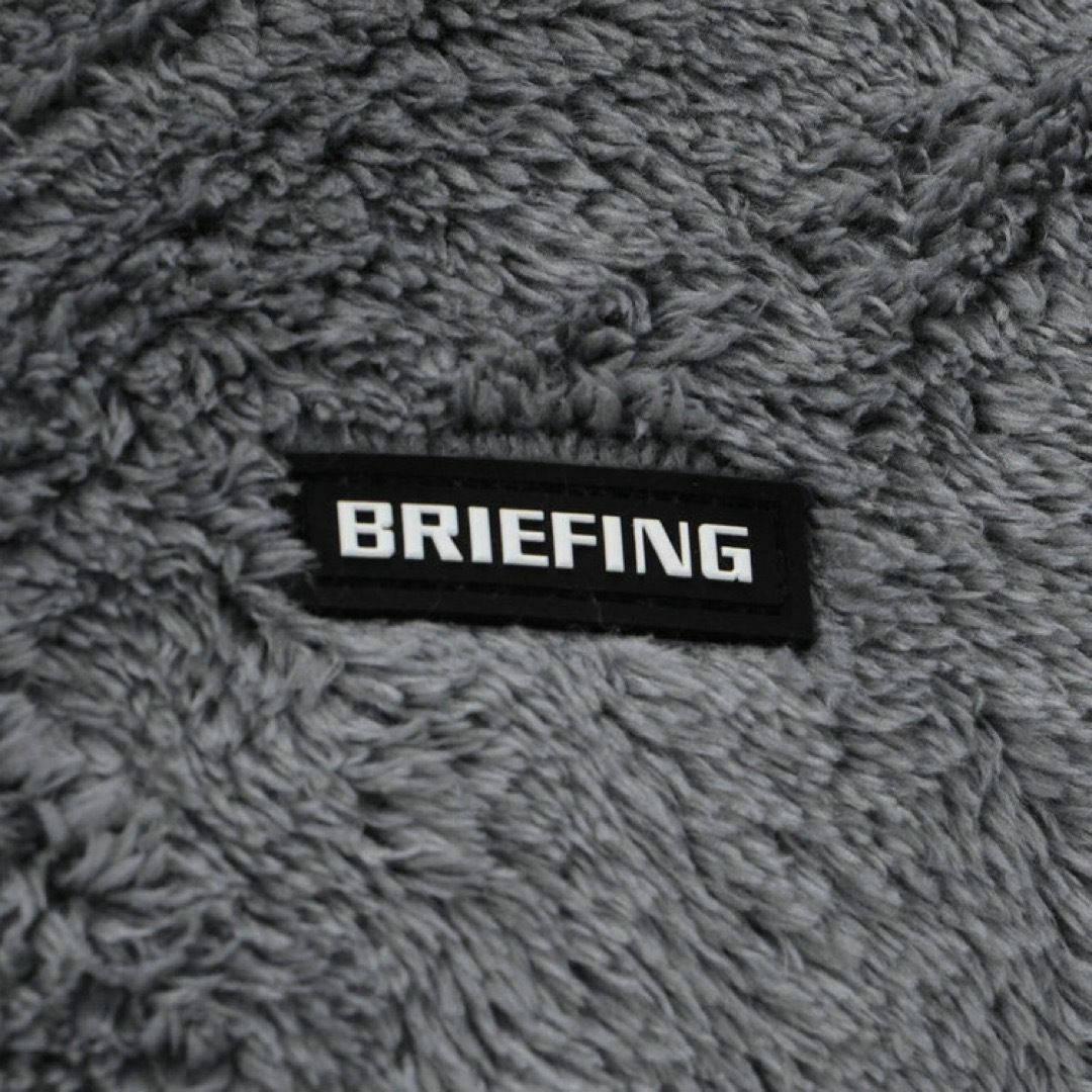 BRIEFING(ブリーフィング)の新品　BRIEFING ブリーフィング　フリース フーディ　パーカー　L　グレー スポーツ/アウトドアのゴルフ(ウエア)の商品写真