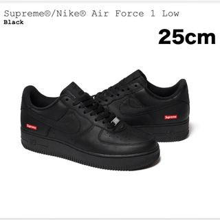 シュプリーム(Supreme)のSupreme NIKE Air Force 1 Low Black 25(スニーカー)