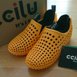 チル(ccilu)の新品 ccilu アクアシューズ 21㎝ オレンジ サンダル(サンダル)