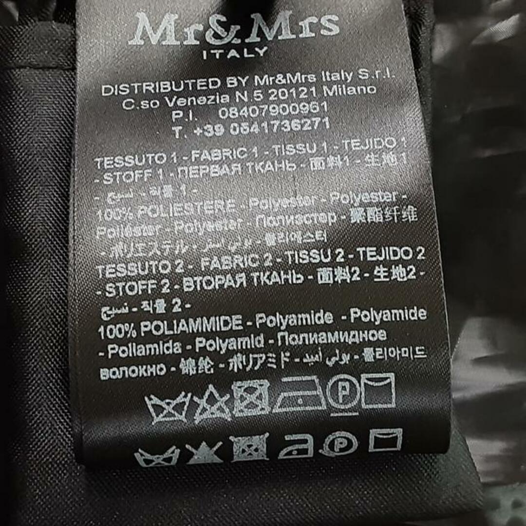 MR&MRS ITALY(ミスターアンドミセスイタリー) コート サイズS レディース美品  - KPK0004 EMB0001 黒 長袖/シースルー/春/秋 レディースのジャケット/アウター(その他)の商品写真
