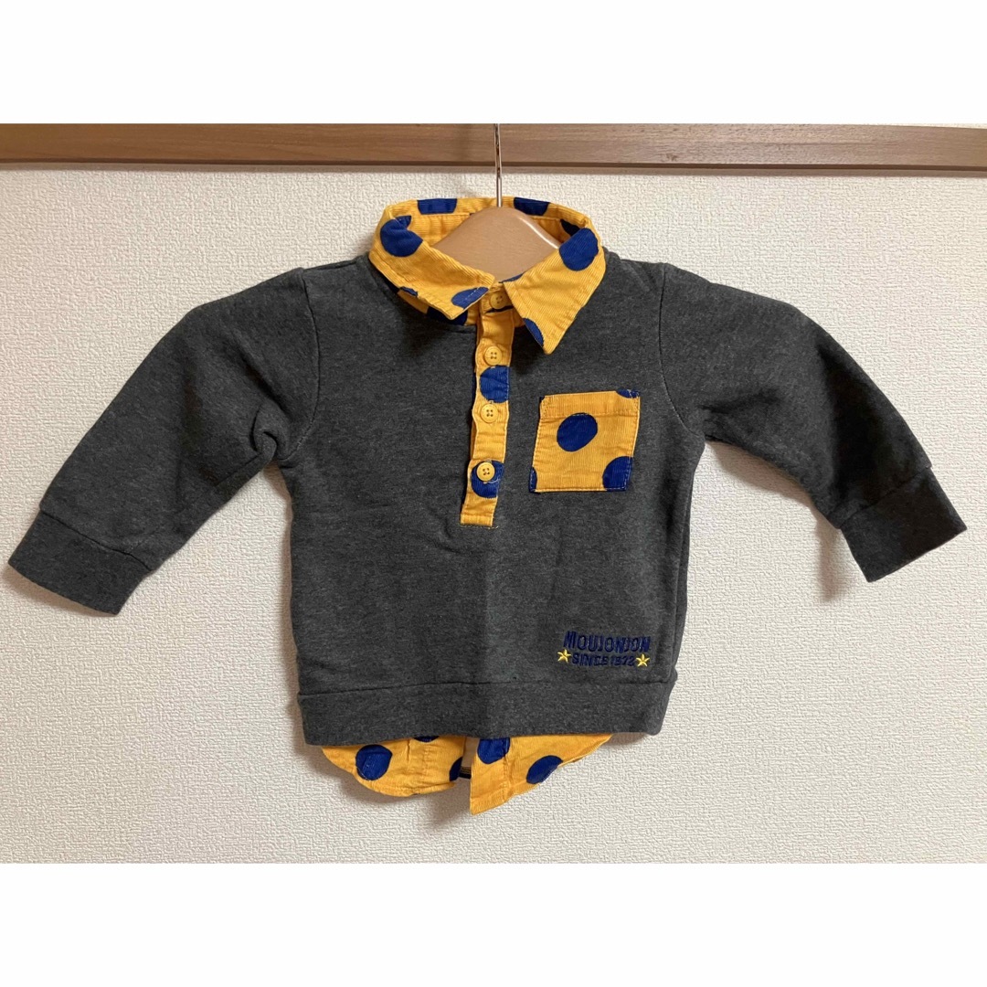 mou jon jon(ムージョンジョン)のmoujonjon ムージョンジョン ベビー キッズ シャツ トレーナー 90 キッズ/ベビー/マタニティのキッズ服男の子用(90cm~)(ジャケット/上着)の商品写真