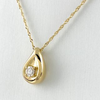 ミキモト(MIKIMOTO)のミキモト メレダイヤ デザインネックレス K18 【中古】(ネックレス)