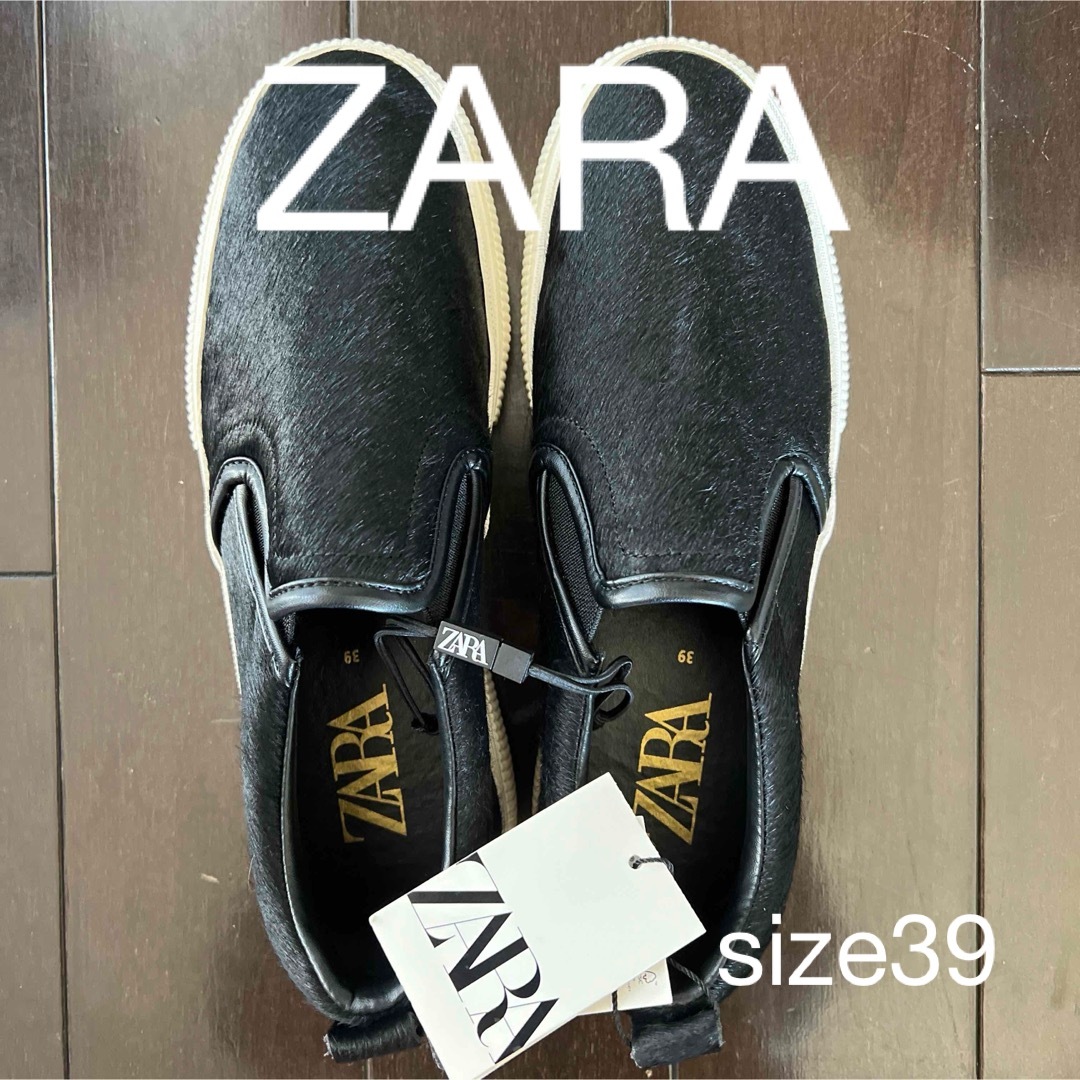 ZARA(ザラ)のZARA ハラコシューズ レディースの靴/シューズ(スリッポン/モカシン)の商品写真