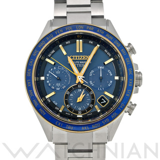 CITIZEN - 中古 シチズン CITIZEN CC4054-68L ブルー メンズ 腕時計