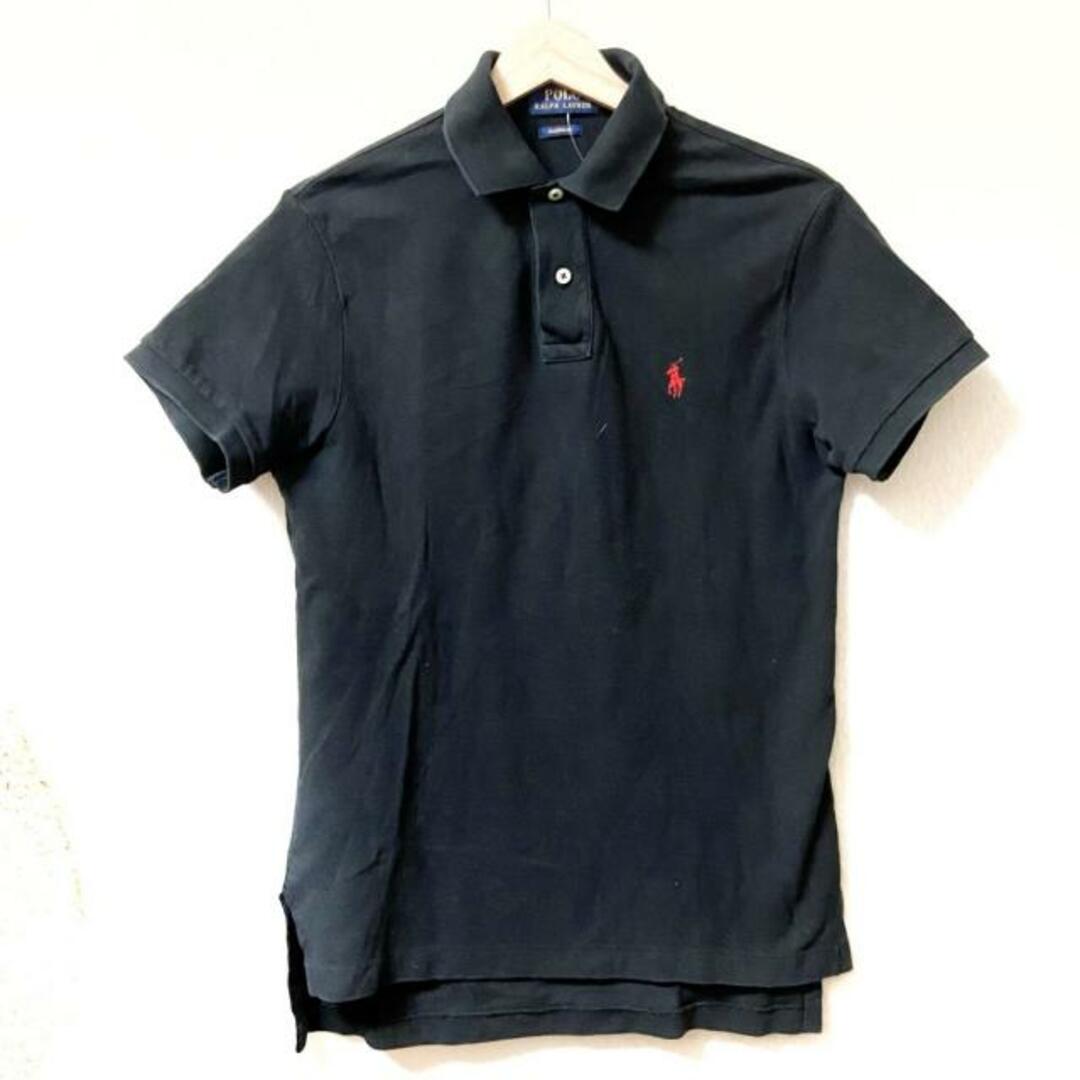 POLO RALPH LAUREN(ポロラルフローレン)のPOLObyRalphLauren(ポロラルフローレン) 半袖ポロシャツ サイズS メンズ - 黒 メンズのトップス(ポロシャツ)の商品写真