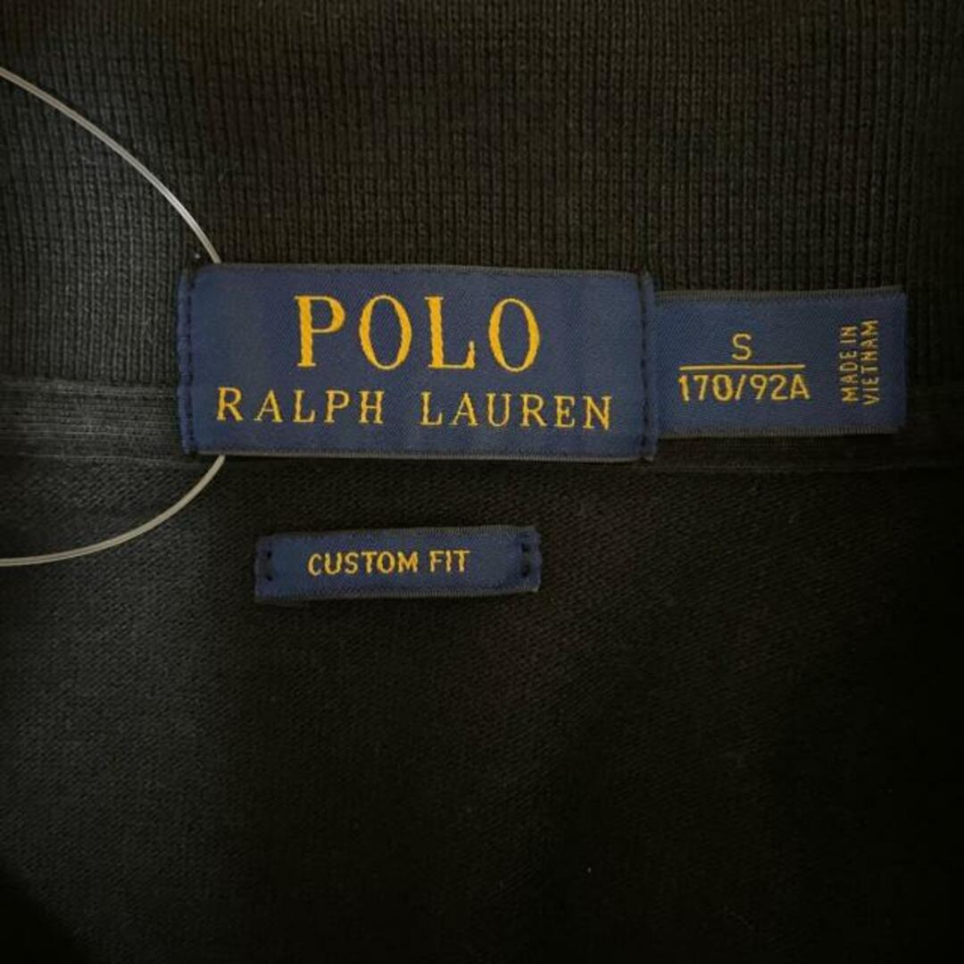 POLO RALPH LAUREN(ポロラルフローレン)のPOLObyRalphLauren(ポロラルフローレン) 半袖ポロシャツ サイズS メンズ - 黒 メンズのトップス(ポロシャツ)の商品写真