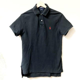 ポロラルフローレン(POLO RALPH LAUREN)のPOLObyRalphLauren(ポロラルフローレン) 半袖ポロシャツ サイズS メンズ - 黒(ポロシャツ)