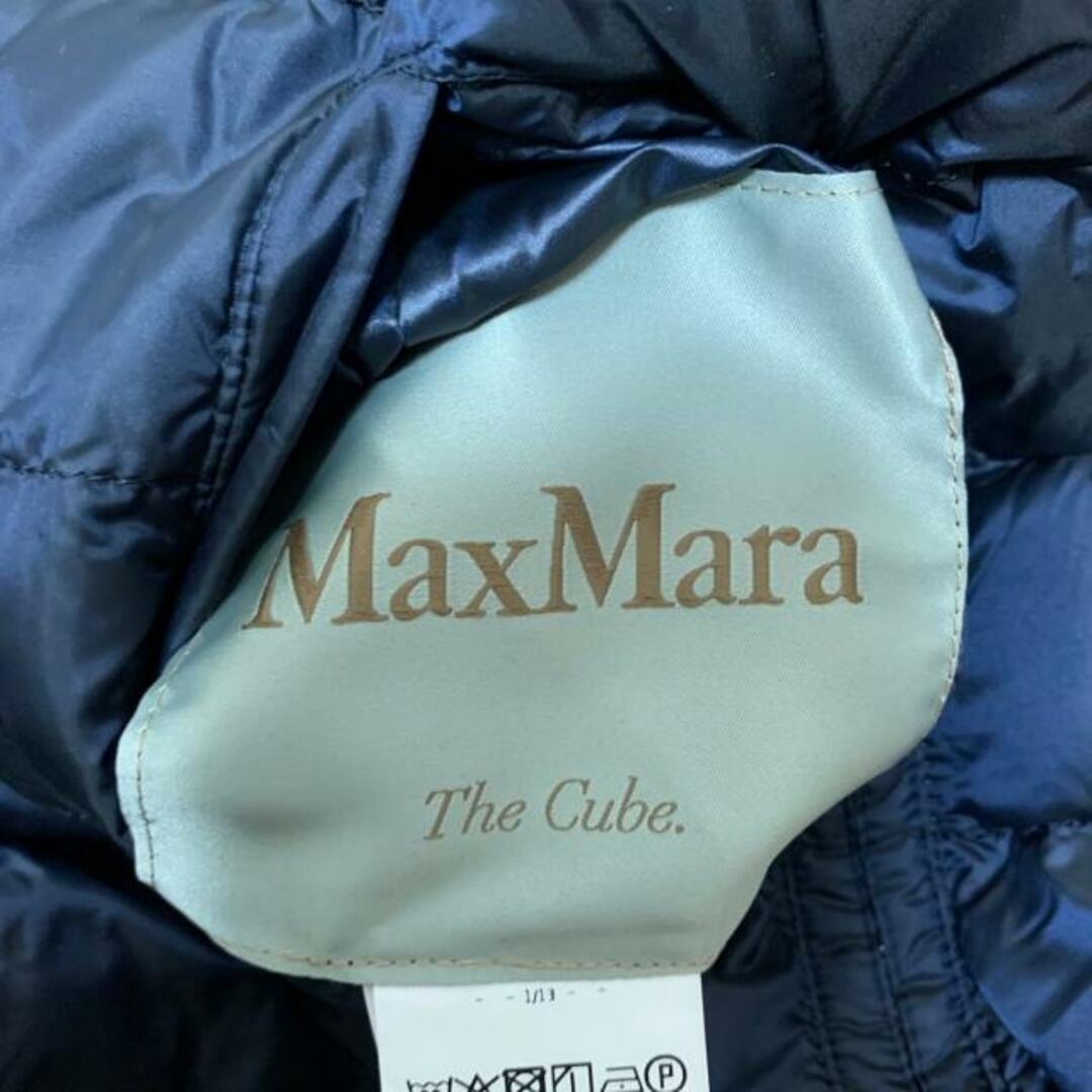 Max Mara(マックスマーラ)のMax Mara(マックスマーラ) ダウンベスト サイズ36 S レディース美品  - ダークネイビー The Cube./ロング丈/ジップアップ/冬 レディースのジャケット/アウター(ダウンベスト)の商品写真