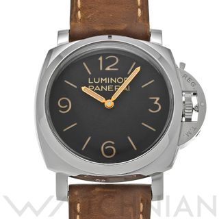 OFFICINE PANERAI - 中古 パネライ PANERAI PAM00372 S番(2016年製造) ブラック メンズ 腕時計