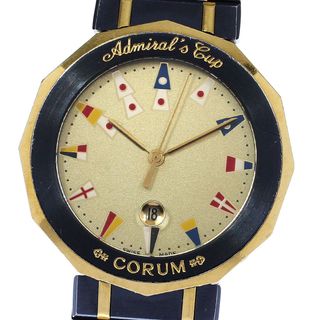 コルム(CORUM)のコルム CORUM 99.810.31 V-52 アドミラルズカップ YGコンビ クォーツ メンズ _806391(腕時計(アナログ))