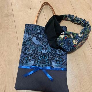 ウィリアム・モリス(William Morris)のハンドメイド　ウィリアムモリス　ヘアバンド　バッグ(その他)