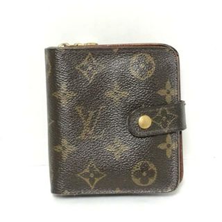 ルイヴィトン(LOUIS VUITTON)のLOUIS VUITTON(ルイヴィトン) 2つ折り財布 モノグラム コンパクトジップ M61667 - ラウンドファスナー モノグラム･キャンバス(財布)