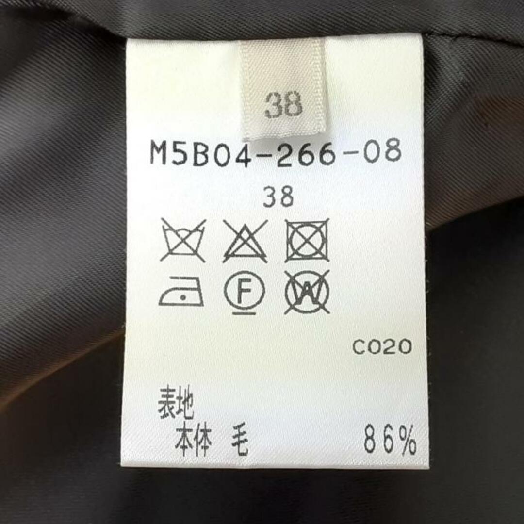 EPOCA(エポカ)のEPOCA(エポカ) コート サイズ38 M レディース - 黒×白 長袖/春/秋 レディースのジャケット/アウター(その他)の商品写真