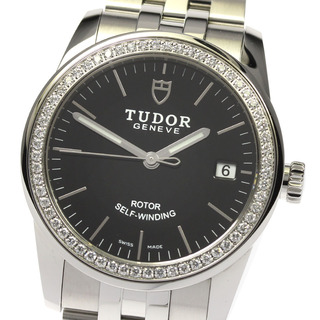 チュードル(Tudor)のチュードル TUDOR 55020 グラマー ダイヤベゼル デイト 自動巻き メンズ 美品 _805947(腕時計(アナログ))