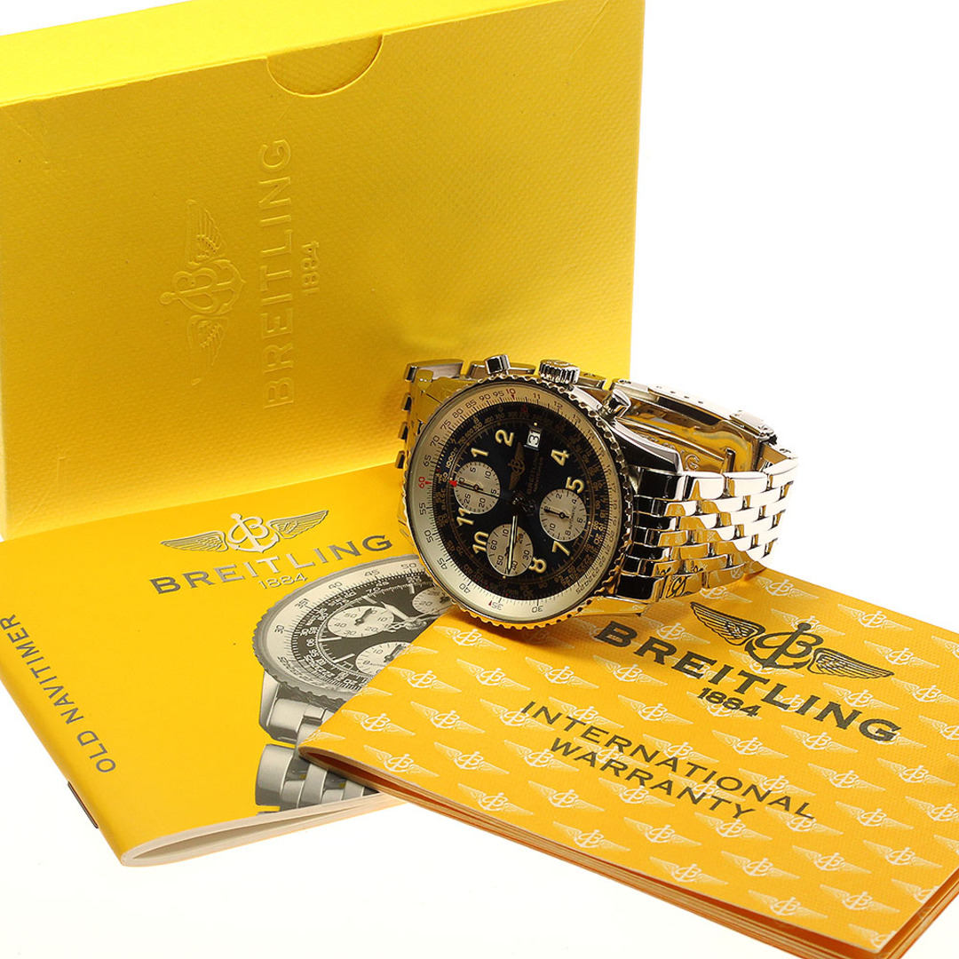 BREITLING(ブライトリング)のブライトリング BREITLING D13022 オールドナビタイマー クロノグラフ デイト 自動巻き メンズ 保証書付き_805899 メンズの時計(腕時計(アナログ))の商品写真