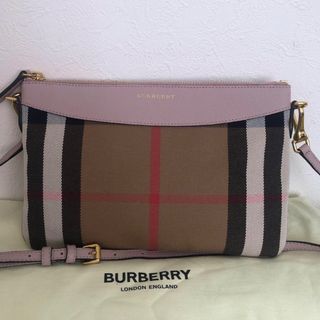 バーバリー(BURBERRY)のBurberry バーバリー  チェック　ショルダーバッグ　現行品　美品(ショルダーバッグ)