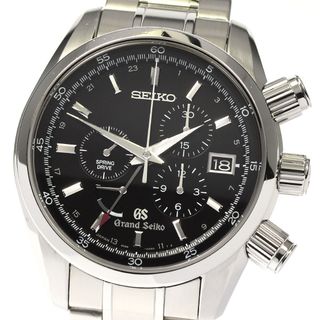 セイコー(SEIKO)のセイコー SEIKO SBGC003/9R86-0AA0 グランドセイコー クロノグラフ パワーリザーブ スプリングドライブ メンズ 箱付き_805596(腕時計(アナログ))