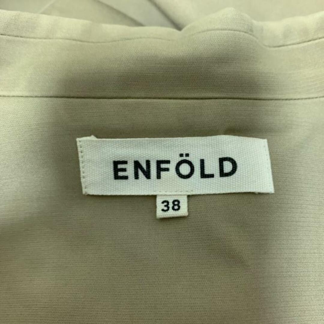 ENFOLD(エンフォルド)のENFOLD(エンフォルド) コート サイズ38 M レディース - ベージュ 長袖/春/秋 レディースのジャケット/アウター(その他)の商品写真