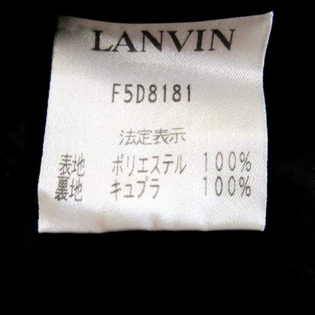 LANVIN COLLECTION(ランバンコレクション)のLANVIN COLLECTION(ランバンコレクション) ワンピース サイズ40 M レディース - 黒×アイボリー クルーネック/半袖/ひざ丈 レディースのワンピース(その他)の商品写真