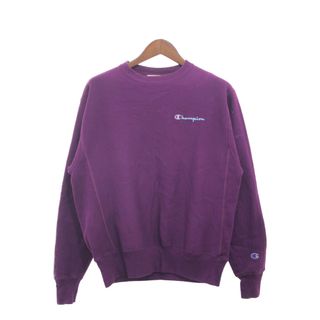 チャンピオン(Champion)のChampion チャンピオン リバースウィーブ スウェット アメカジ 青タグ ワインレッド (メンズ MEDIUM) 中古 古着 P2704(スウェット)