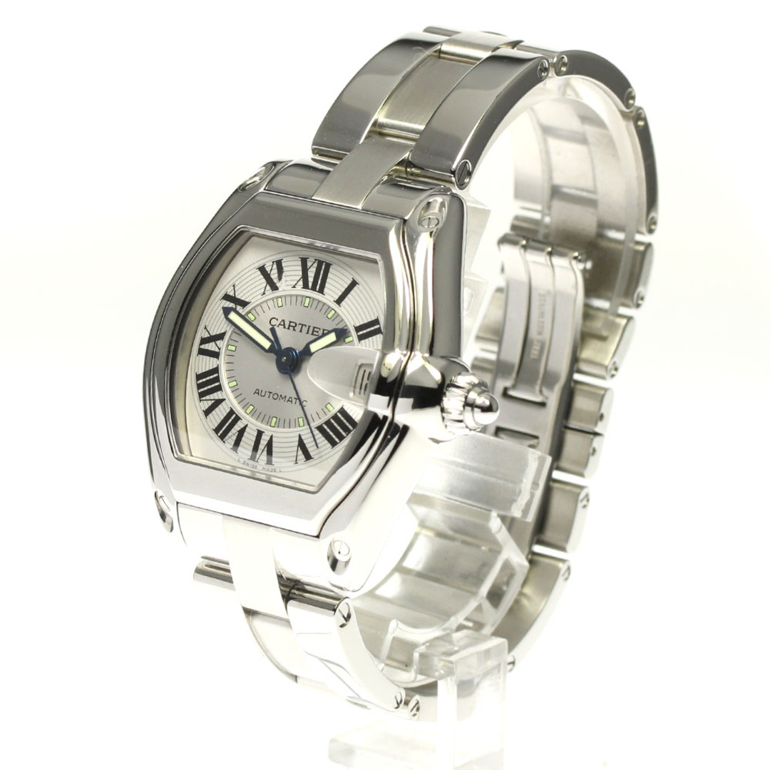 Cartier(カルティエ)のカルティエ CARTIER W62000V3 ロードスターLM デイト 自動巻き メンズ 美品 内箱・保証書付き_807410 メンズの時計(腕時計(アナログ))の商品写真