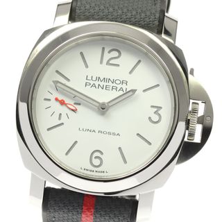 パネライ(PANERAI)のパネライ PANERAI PAM01342 ルミノール ルナロッサ スモールセコンド 自動巻き メンズ 良品 箱・保証書付き_808866(腕時計(アナログ))