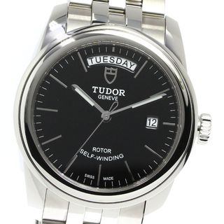 チュードル(Tudor)のチュードル TUDOR 56000 グラマー デイトデイ 自動巻き メンズ 美品 箱・保証書付き_805928(腕時計(アナログ))