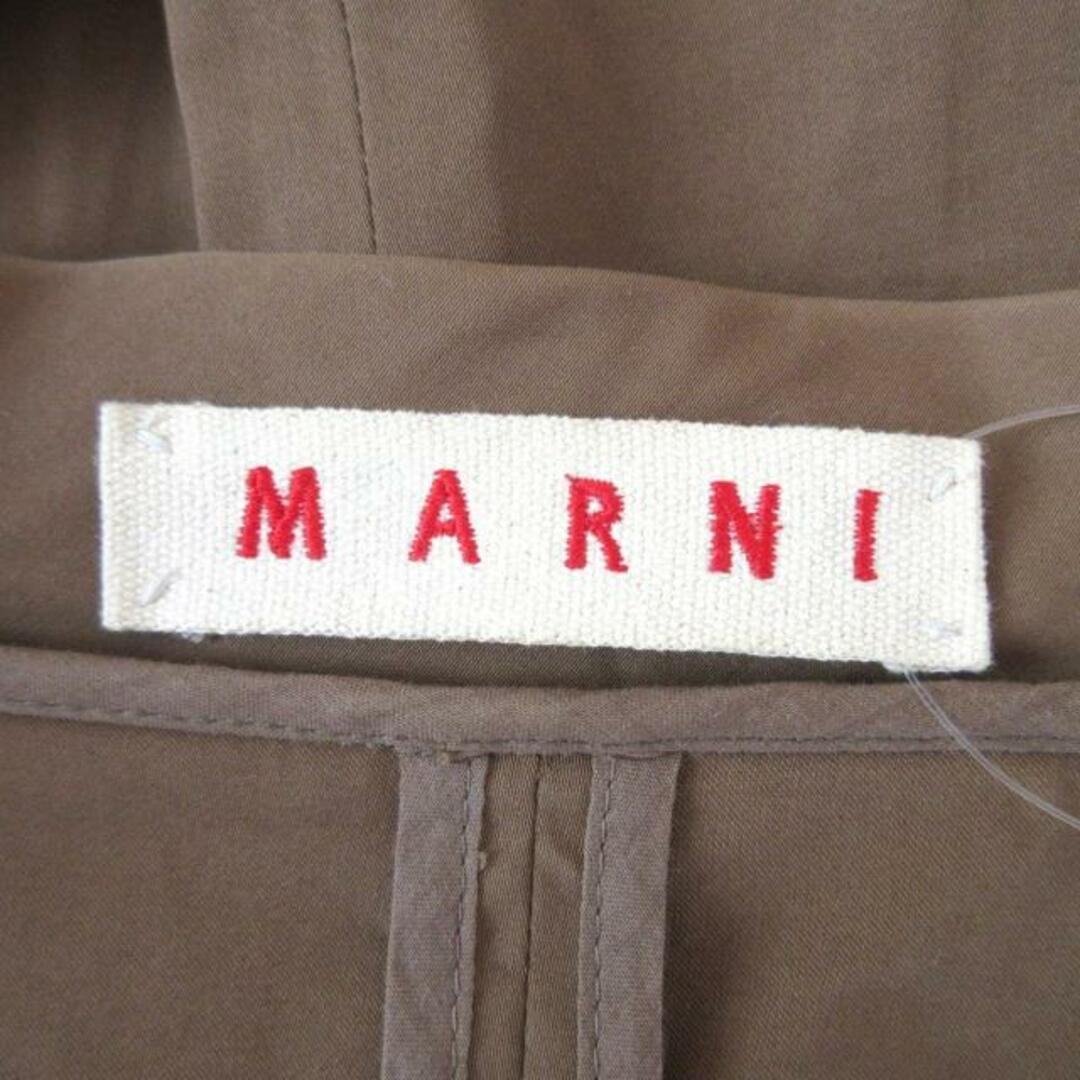 Marni(マルニ)のMARNI(マルニ) コート サイズ36 S レディース - ライトブラウン 半袖/変形デザイン/夏 レディースのジャケット/アウター(その他)の商品写真