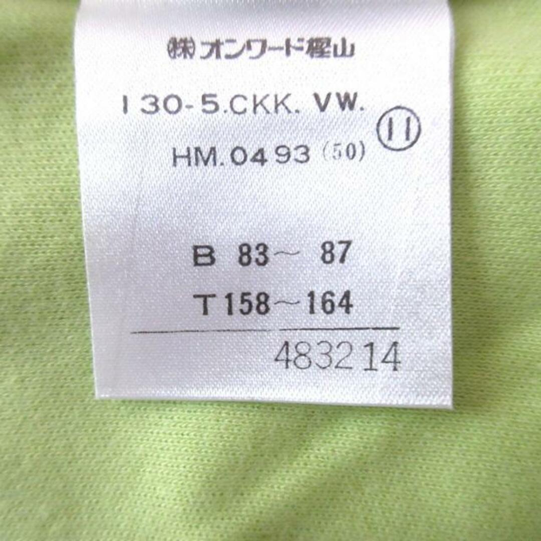 VALENTINO(ヴァレンティノ)のVALENTINO(バレンチノ) 半袖Tシャツ サイズ11(JPN) M レディース - ライトグリーン×ブルー Vネック/VAL by VALENTINO レディースのトップス(Tシャツ(半袖/袖なし))の商品写真