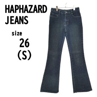 【S(26)】HAPHAZARD JEANS レディース ジーンズ ブーツカット(デニム/ジーンズ)