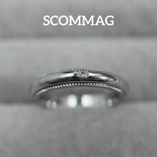 【匿名配送】 SCOMMAG リング 指輪 7号 シルバー シンプル(リング(指輪))