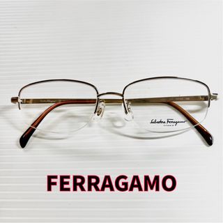 サルヴァトーレフェラガモ(Salvatore Ferragamo)の42%割引！ferragamo 新品未使用　チタン　レトロ　メガネフレーム(サングラス/メガネ)