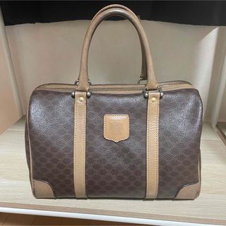 セリーヌ(celine)のCELINE オールドセリーヌ マカダム柄 ミニボストン ハンドバッグ(ハンドバッグ)