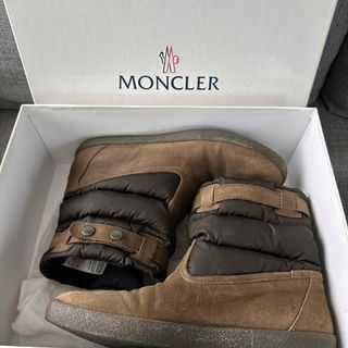 モンクレール(MONCLER)の正規品 モンクレール メンズダウンブーツ   スエード 箱付き(ブーツ)