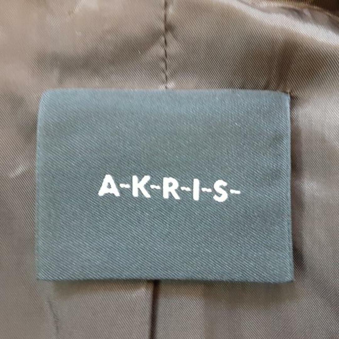 AKRIS(アクリス)のAKRIS(アクリス) ジャケット サイズF レディース美品  - グリーン 長袖/ノッチドラペル/肩パッド/春/秋 レディースのジャケット/アウター(その他)の商品写真